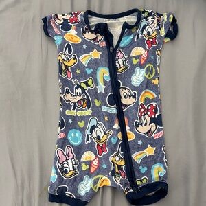 Little Sleepies Mickey shorty zippy